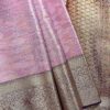 Kanchi Tissue Semi Silk Saree | Lilac Pink | Purple