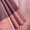 Kanchi Tissue Semi Silk Saree | Mauve Wine | Lilac Pink