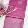Minmini Luxury Semi Soft Silk Saree | Magenta Pink | Self Colour - Open Drape