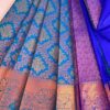 Budget Semi Bridal Saree | Peacock Blue | Royal Blue - Adharsh Silks