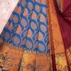 Budget Semi Bridal Saree | Navy Blue | Maroon - Adharsh Silks
